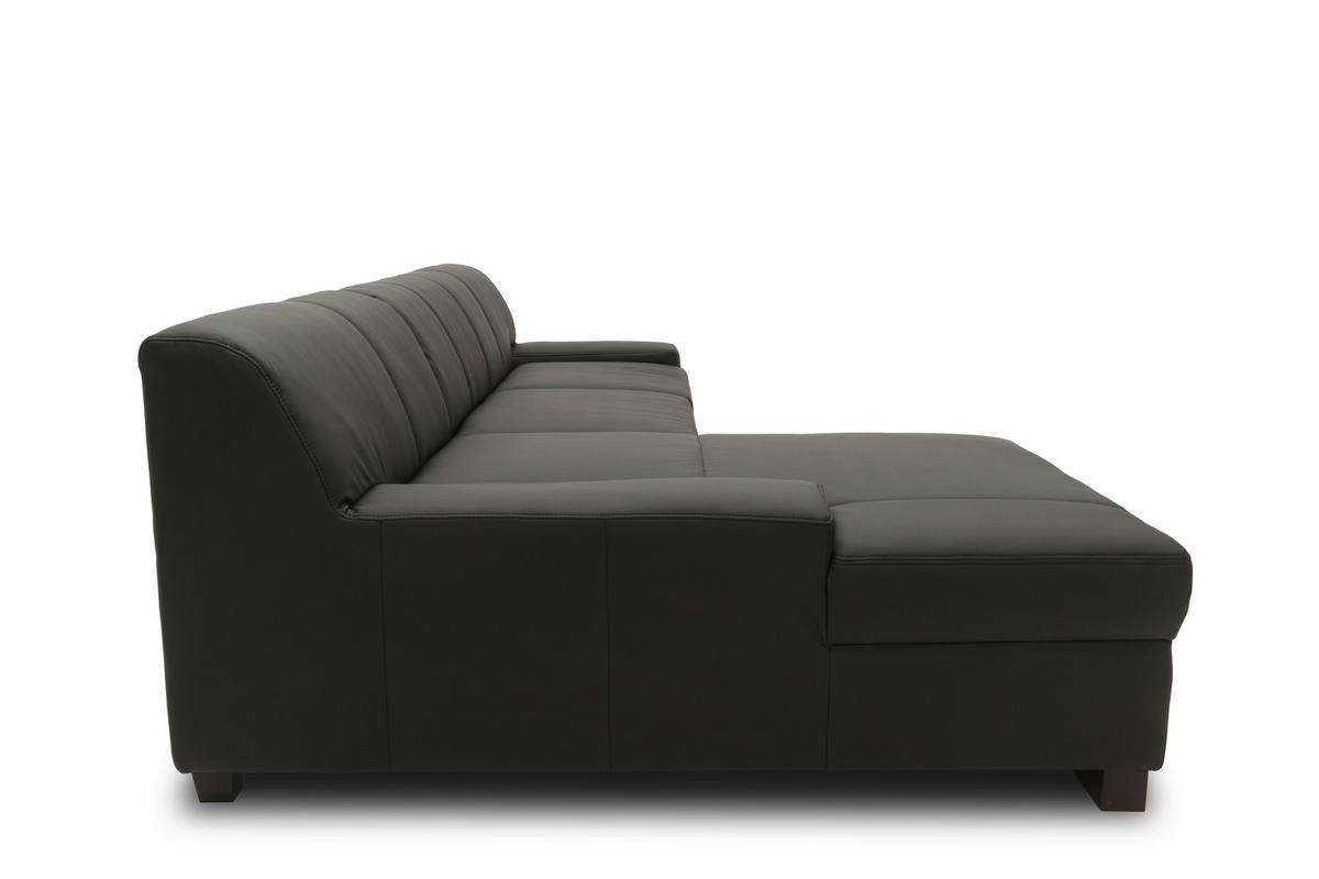 Freisteller von MID.YOU ECKSOFA Schwarz Lederlook.