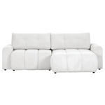 ECKSOFA Naturfarben Flachgewebe  - Schwarz/Naturfarben, KONVENTIONELL, Kunststoff/Textil (256/157cm) - Carryhome