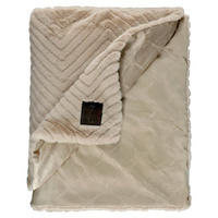 PLAID 130/200 cm  - Creme/Naturfarben, Trend, Textil (130/200cm) - Joop!