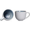 KAFFEETASSE Skagen Stone 220 ml  - Blau/Grau, Basics, Keramik (11/8/7cm) - Ritzenhoff Breker