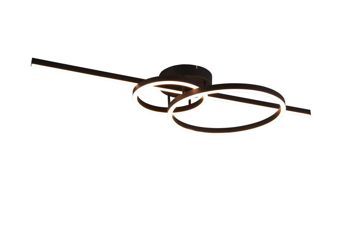 LED-TAKLAMPA Montilla 100/40/12,5 cm  - svart, Basics, metall (100/40/12,5cm) - Trio Leuchten