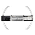 LED-DECKENLEUCHTE 40/6 cm   - Schwarz/Alufarben, Basics, Kunststoff/Metall (40/6cm) - Novel