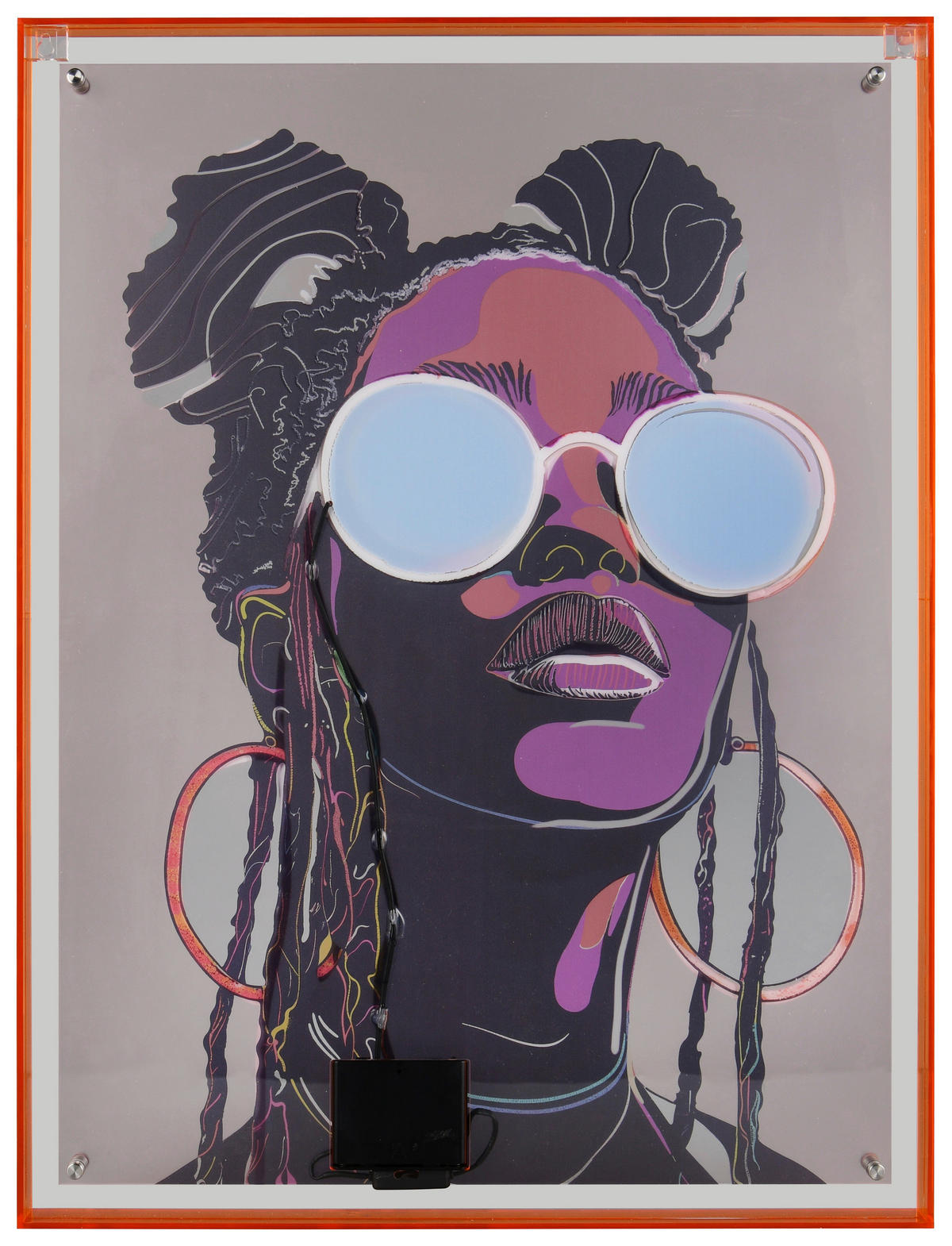 ACRYLGLASBILD 65/85,4/1,5 cm  - Multicolor/Braun, Design, Kunststoff (65/85,4/1,5cm)