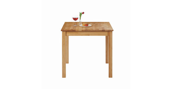ESSTISCH in Holz 80/80/75 cm  - Buchefarben, KONVENTIONELL, Holz (80/80/75cm) - Carryhome