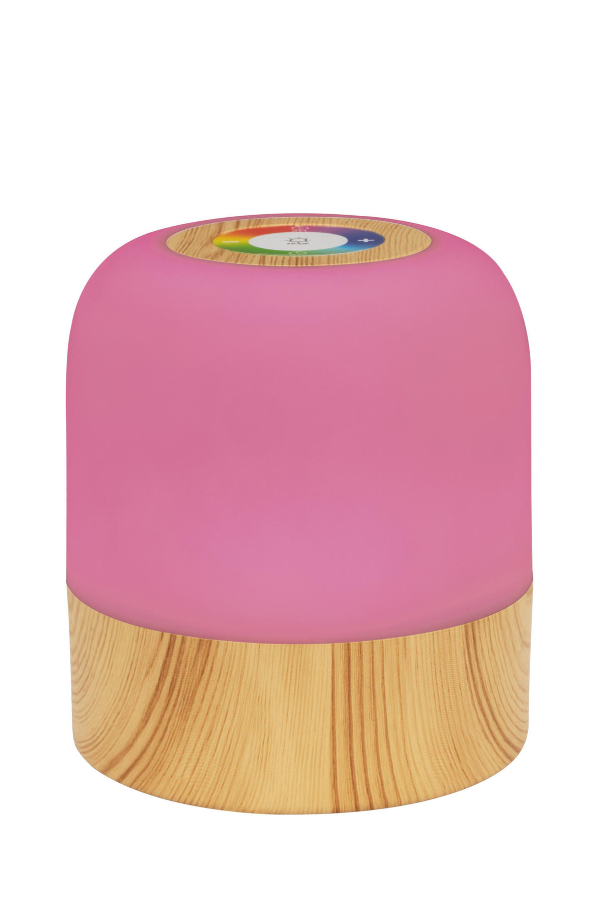 AKKU-TISCHLEUCHTE 7/8 cm   - Eschefarben/Weiß, LIFESTYLE, Kunststoff (7/8cm) - Novel