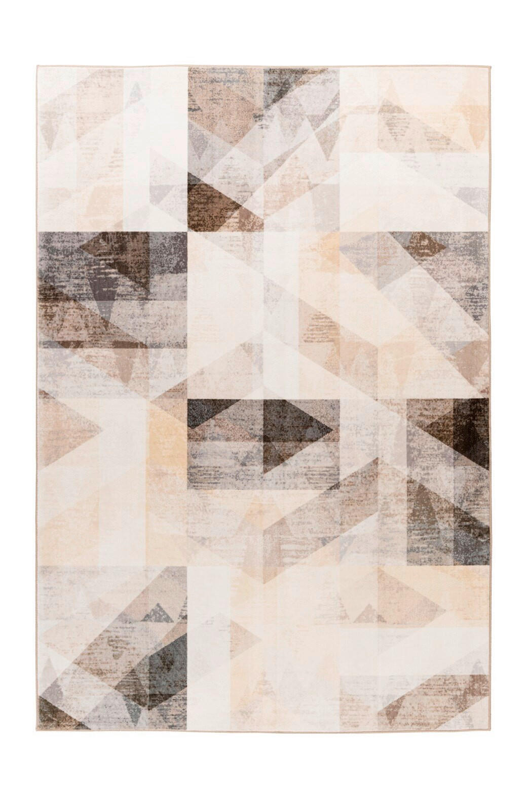 Kayoom Teppich Saphira 900 Grau / Beige Grau, Beige 80x150 cm