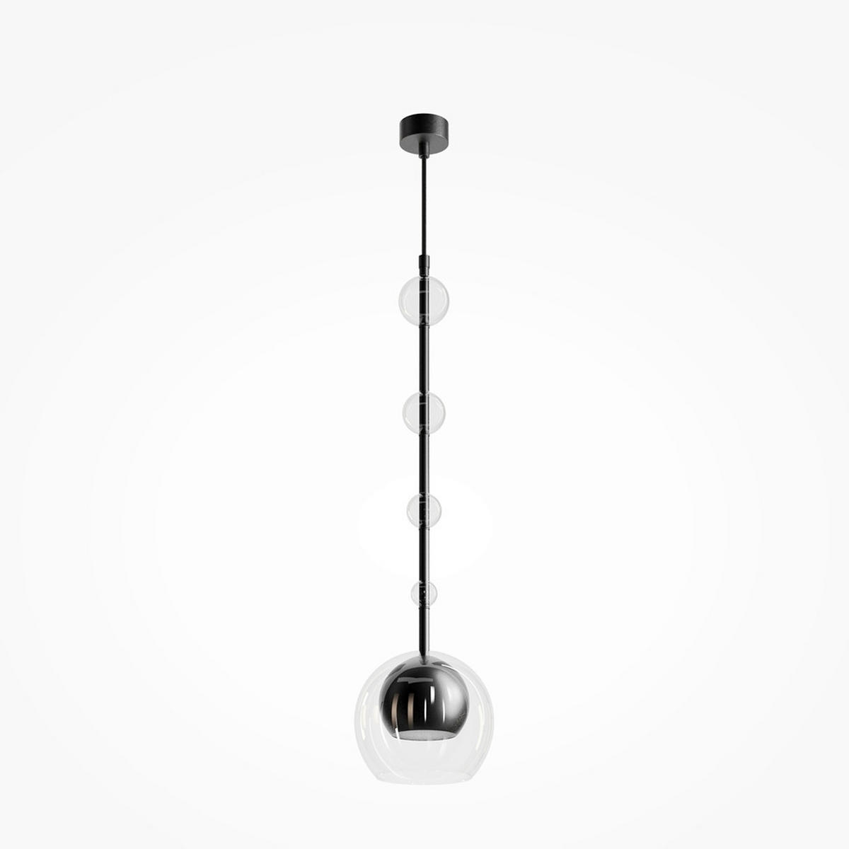 PENDELLEUCHTE 16/74 cm  - Schwarz, MODERN, Metall (16/74cm) - MAYTONI