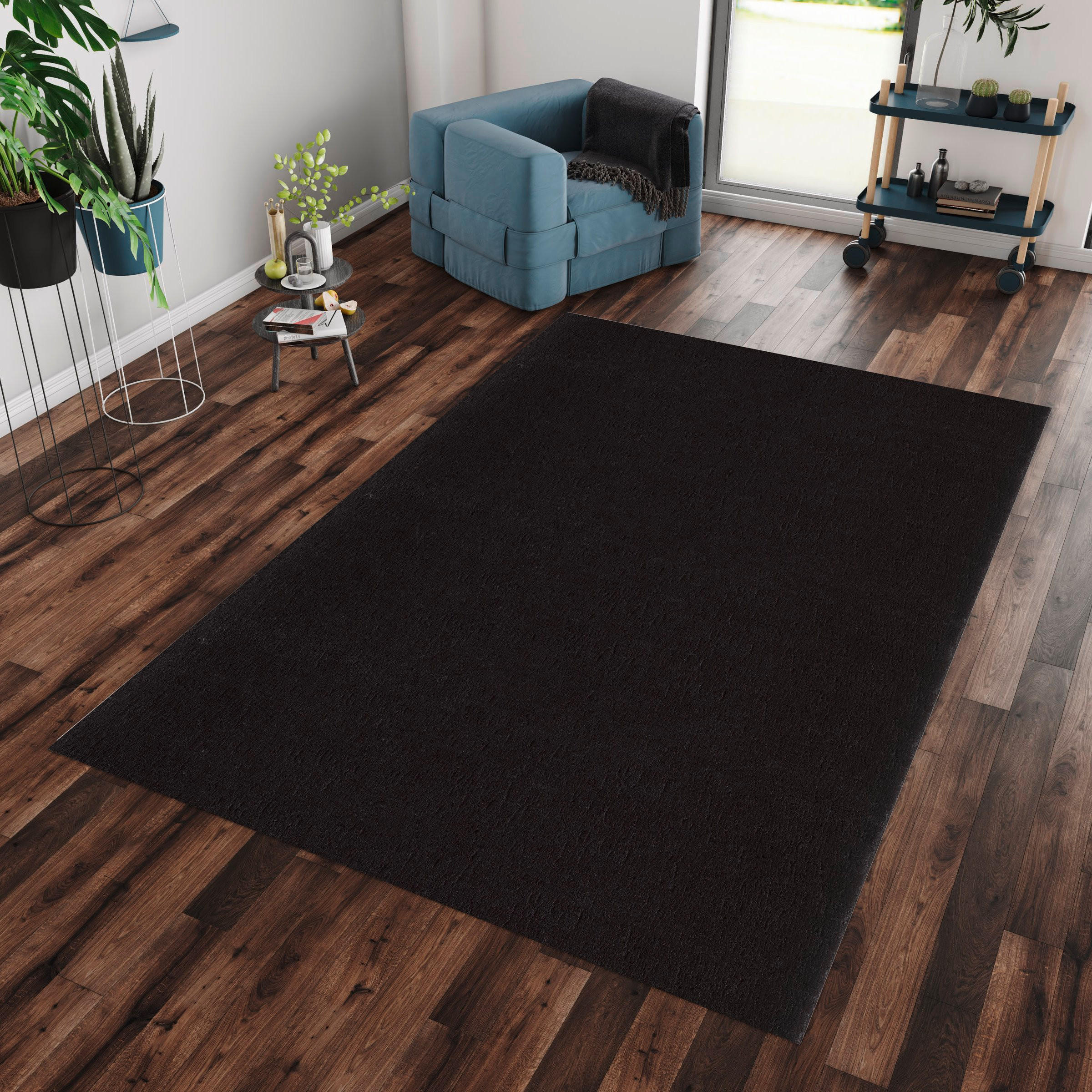 RYAMATTA 140/200 cm Catwalk  - svart, Basics, textil (140/200cm) - Novel