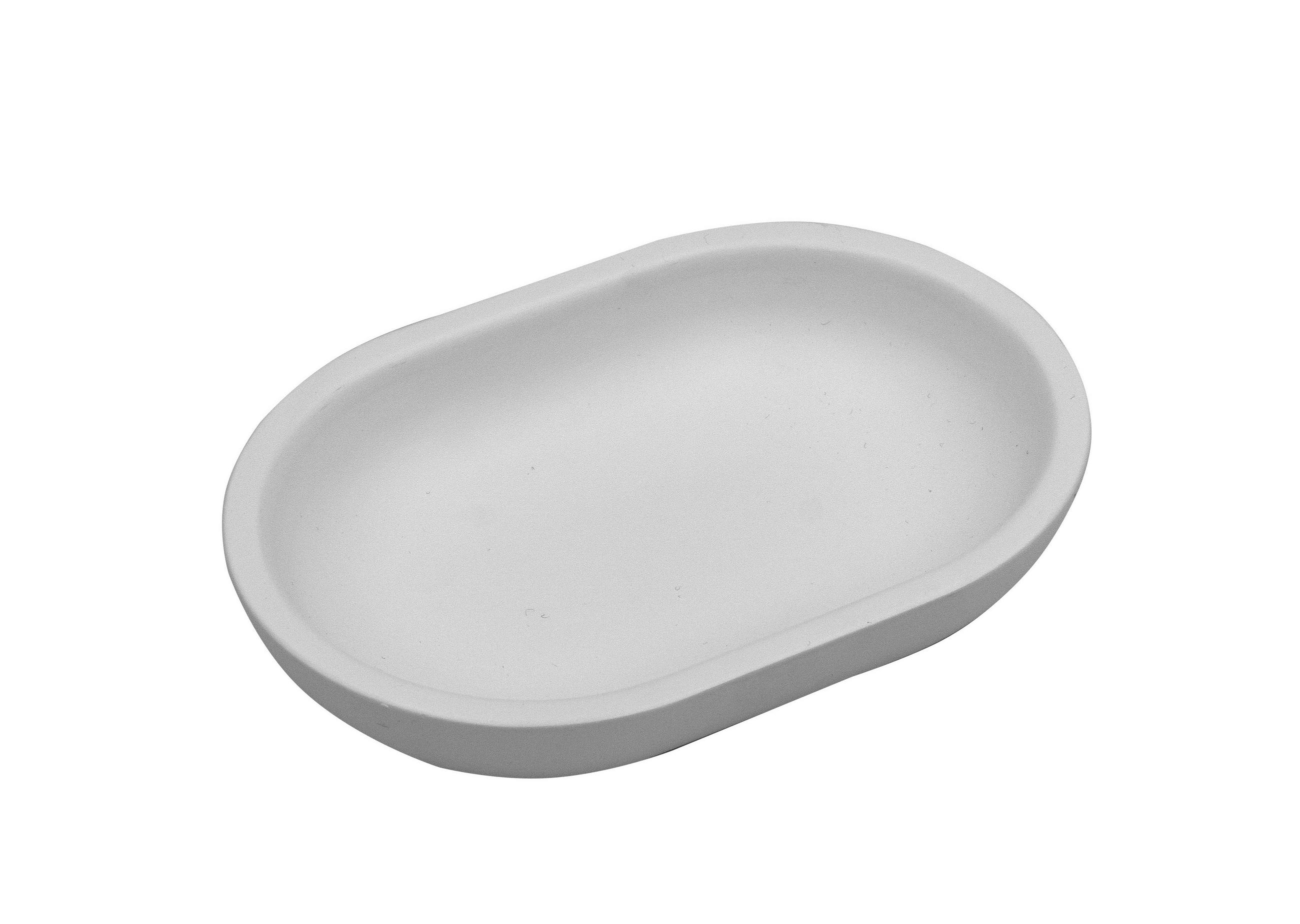 SEIFENSCHALE Kunststoff  - Weiß, Basics, Kunststoff (8,7/2,7/13cm) - Sadena