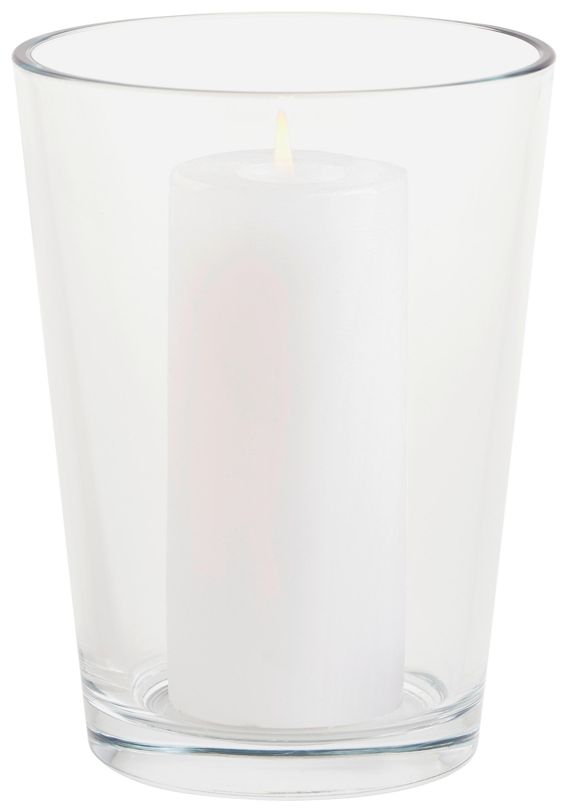 MÉCSESTARTÓ - Basics, üveg (15,00/20,00/15,00cm) - Leonardo