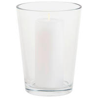 MÉCSESTARTÓ - Basics, üveg (15,00/20,00/15,00cm) - Leonardo