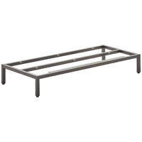 FUßGESTELL - Schwarz, Basics, Metall (90/13/40,5cm) - Novel