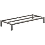 FUßGESTELL - Schwarz, Basics, Metall (90/13/40,5cm) - Novel