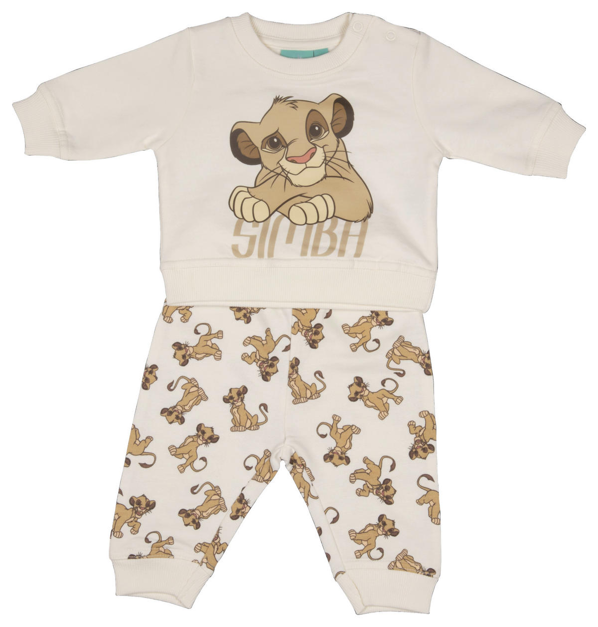 BABY-JOGGINGANZUG Lion King  - Creme, Trend, Textil (62/68null) - Disney