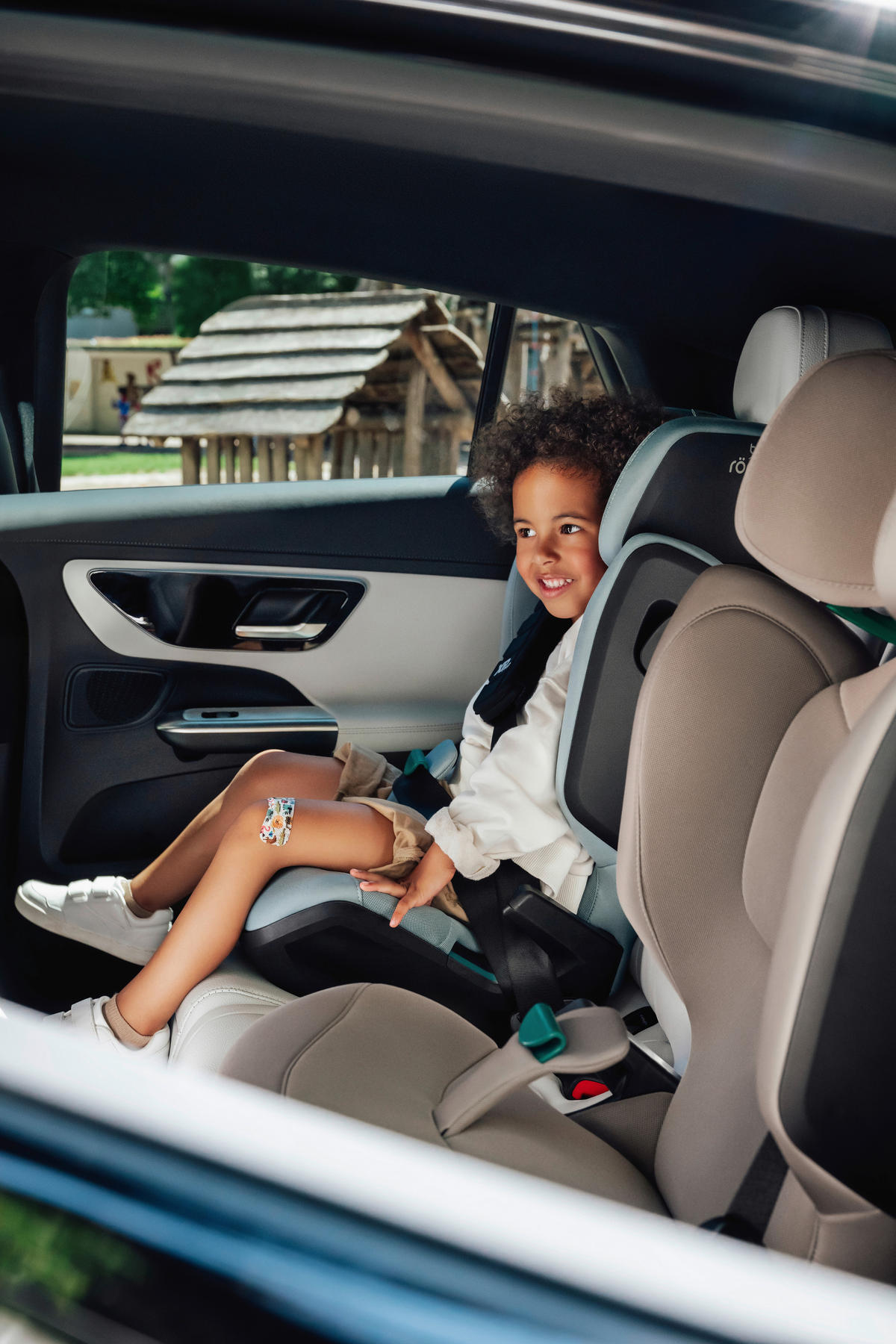 KINDERAUTOSITZ Kidfix Pro  - Pastellblau, Basics, Kunststoff/Textil (48/83/42cm) - Britax Römer