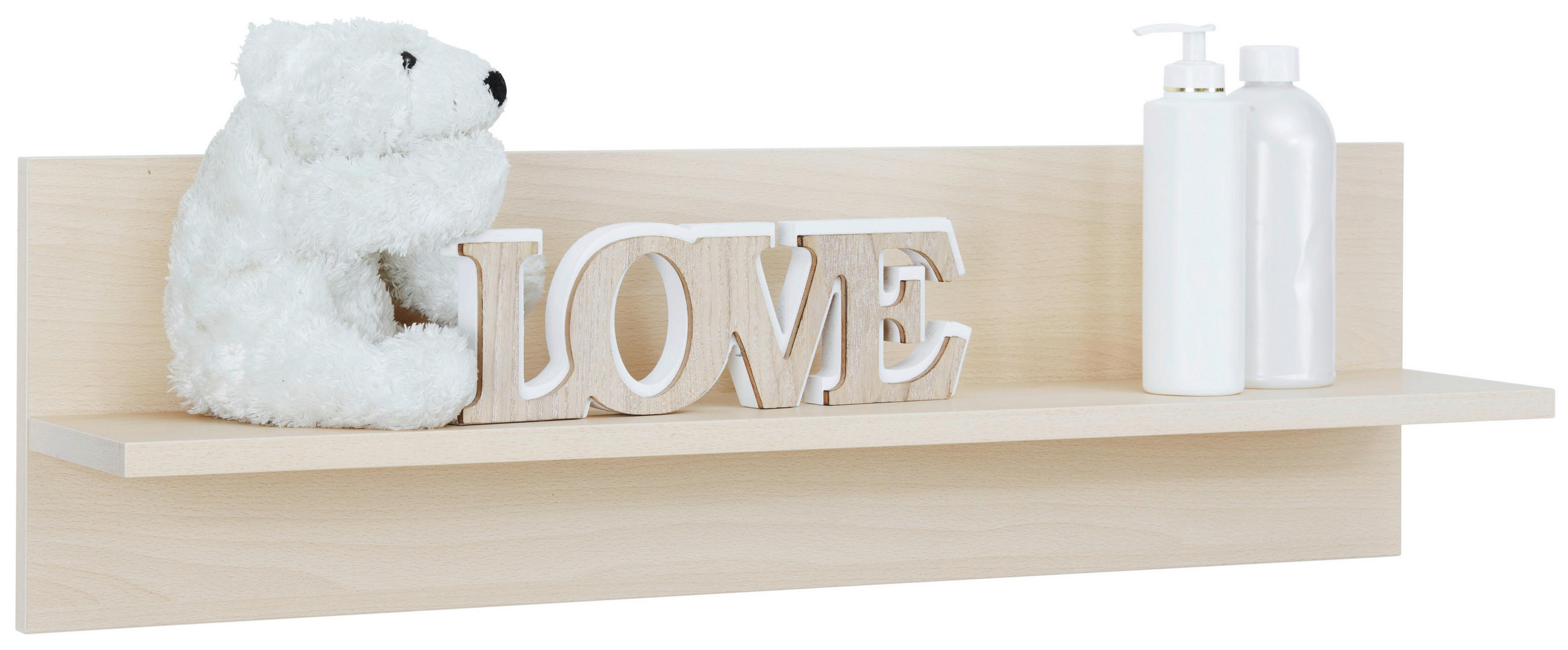 WANDBOARD in 76/22/16 cm Buchefarben  - Buchefarben, Trend, Holzwerkstoff (76/22/16cm) - Jimmylee