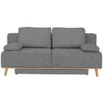 BOXSPRINGSOFA Carla in Grau  - Grau, Design, Holz/Textil (203/97/107cm) - Dieter Knoll