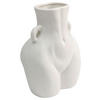 VASE 21,5 cm  - Weiß, Design, Keramik (16/21/12cm) - Kare-Design