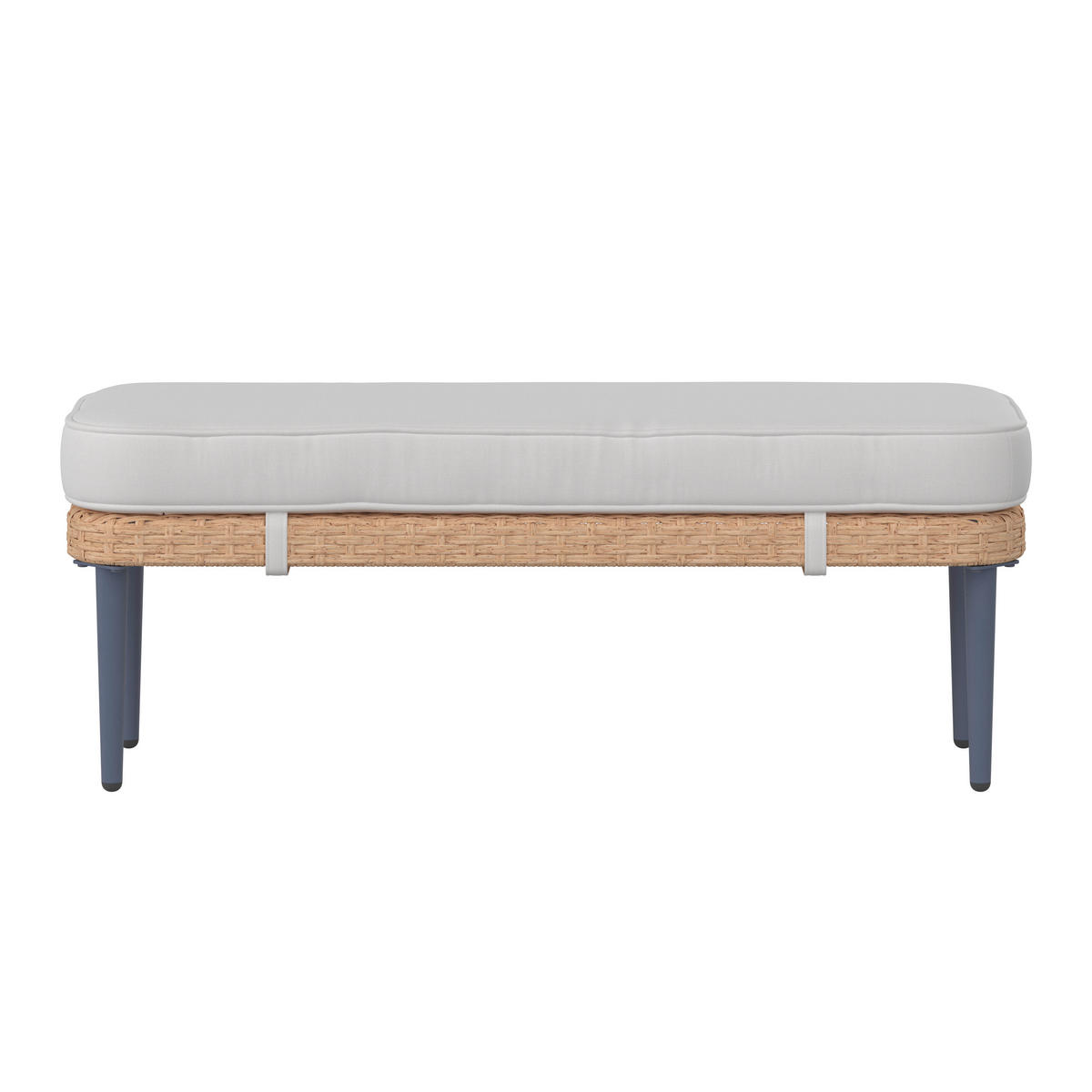 JEDÁLENSKÁ TERASOVÁ SÚPRAVA 6-dielne, kov, plast, textil - prírodná farba/svetlosivá, Modern, kov/textil - Ambia Garden