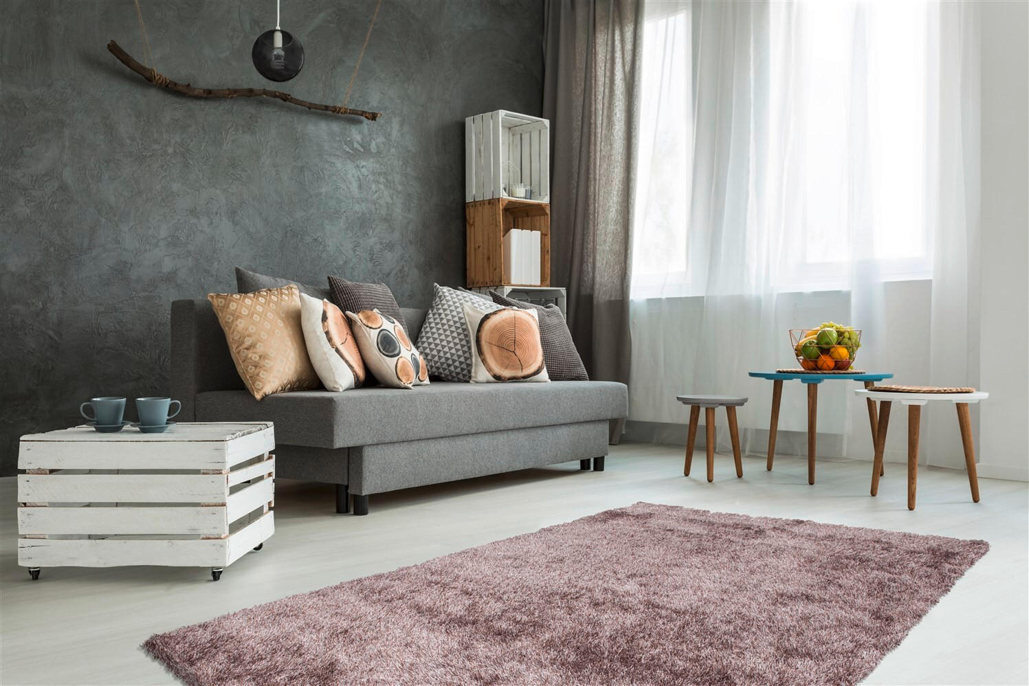 HOCHFLORTEPPICH 120/170 cm Diamond 725 Taupe Taupe  - Taupe, KONVENTIONELL, Textil (120/170cm)