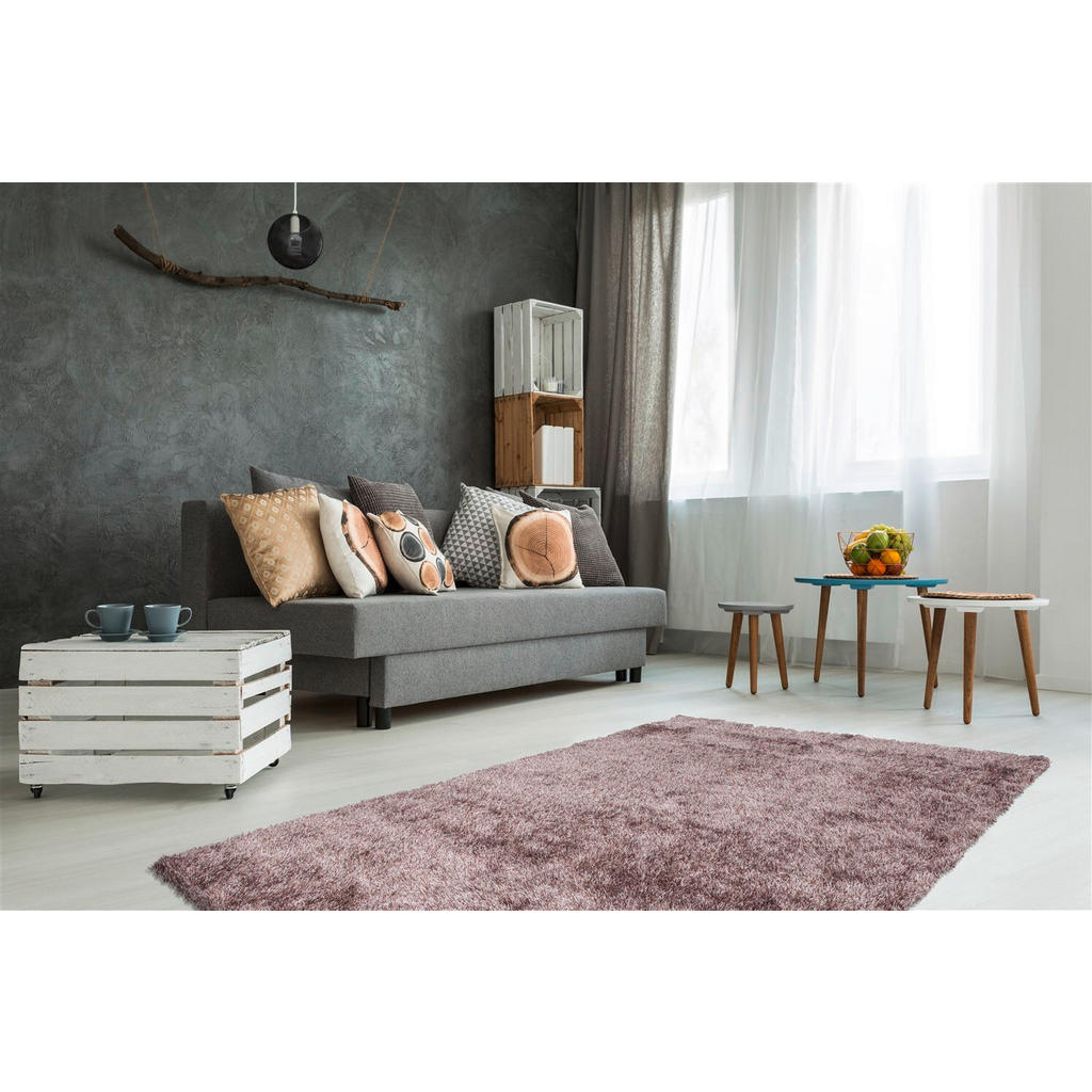 Thumbnail - Hochflorteppich Diamond 725 Taupe, Taupe, Textil, Uni, rechteckig, 160x230 cm, pflegeleicht, Teppiche & Böden, Teppiche,...