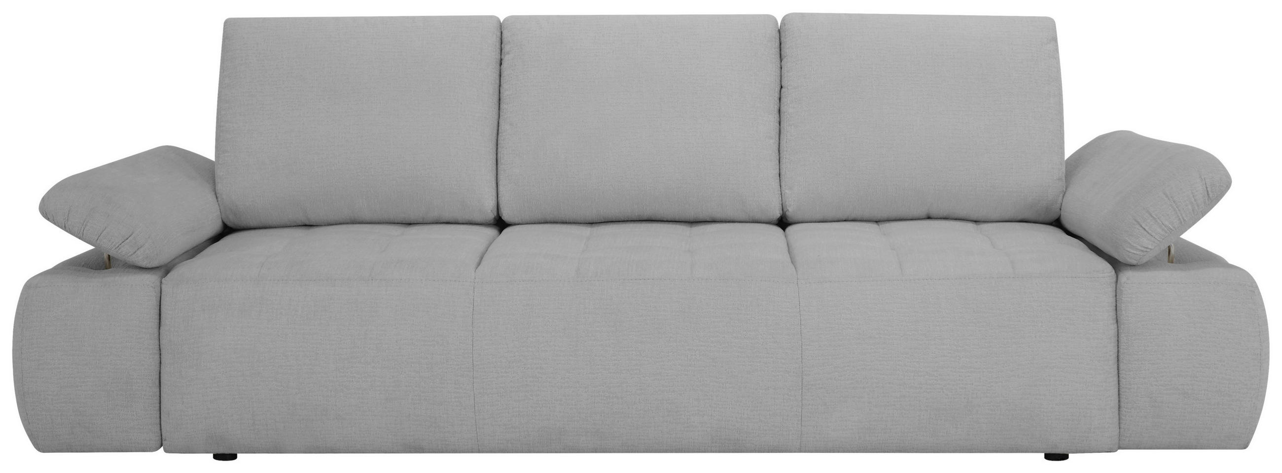 Mid.you Schlafsofa Hellgrau 255x89x109 cm