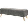 BETTBANK 145/45/48 cm - Eichefarben/Dunkelgrau, Design, Holz/Textil (145/45/48cm) - Esposa