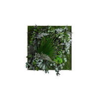 MOOSBILD Stylegreen  - Weiß/Grün, Basics, Naturmaterialien/Holz (80/80/18-22cm)