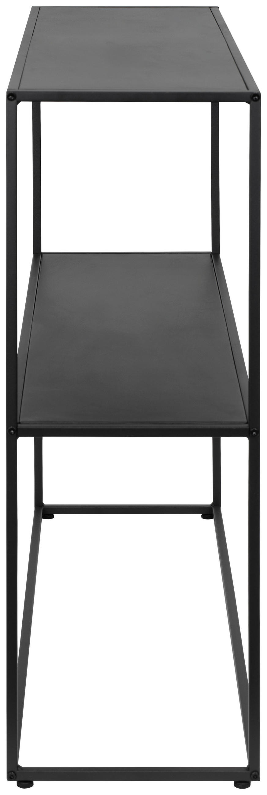 KONSOLENTISCH in Metall   - Schwarz, Modern, Metall (100/79/29cm) - PBJ