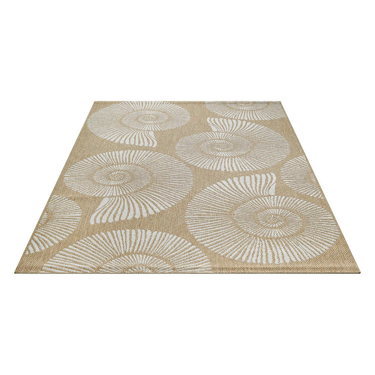 OUTDOORTEPPICH für Terrasse und Balkon 140/200 cm Regina Maritim Naturfarben  - Naturfarben, Design, Textil (140/200cm) - Ambia Garden