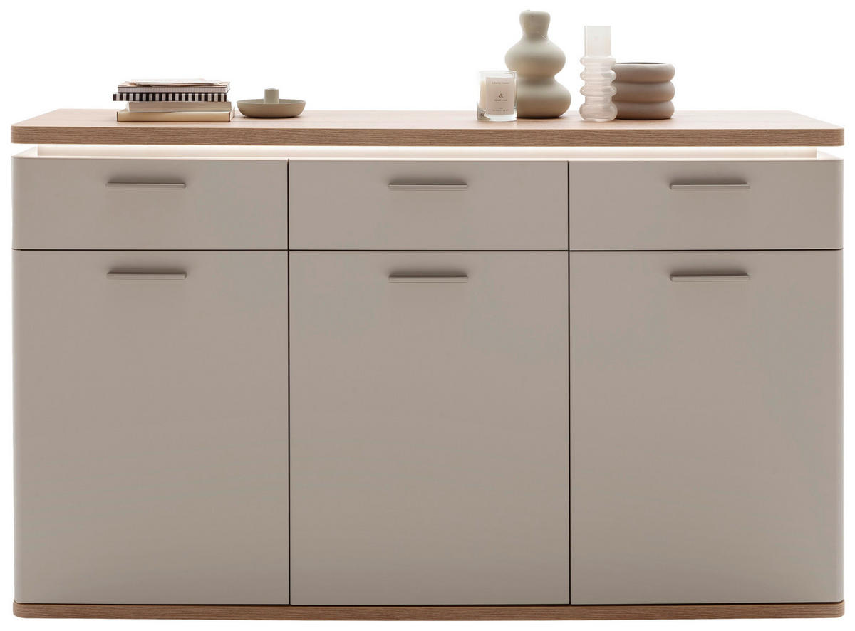 SIDEBOARD  in 150/90/41 cm  - Kaschmir/Eichefarben, Design, Holz/Holzwerkstoff (150/90/41cm) - Venda