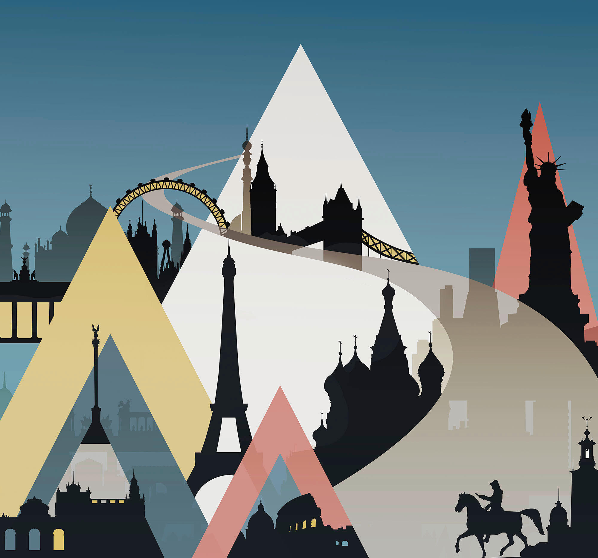 Fototapete Sightseeing