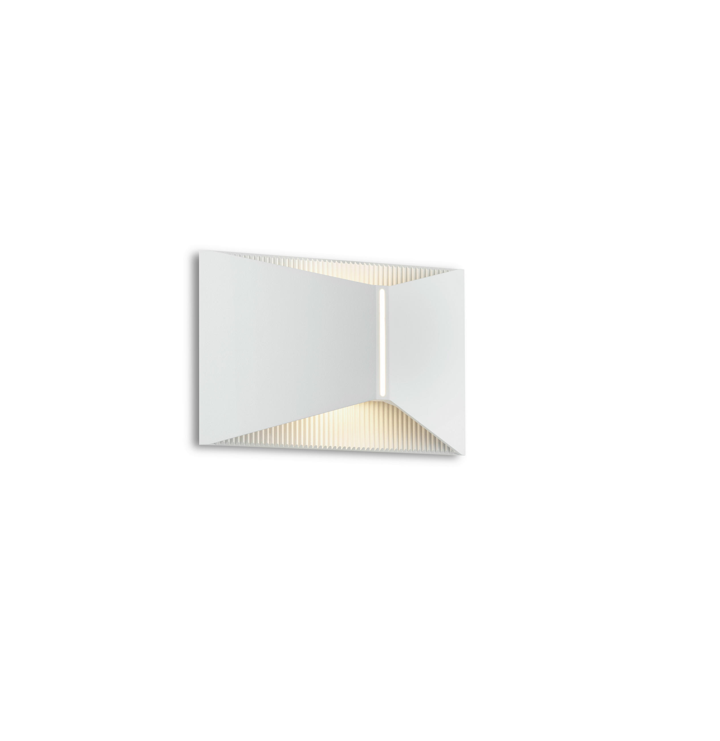 Helestra Led-Wandleuchte Vid Weiß 18x7x12 cm