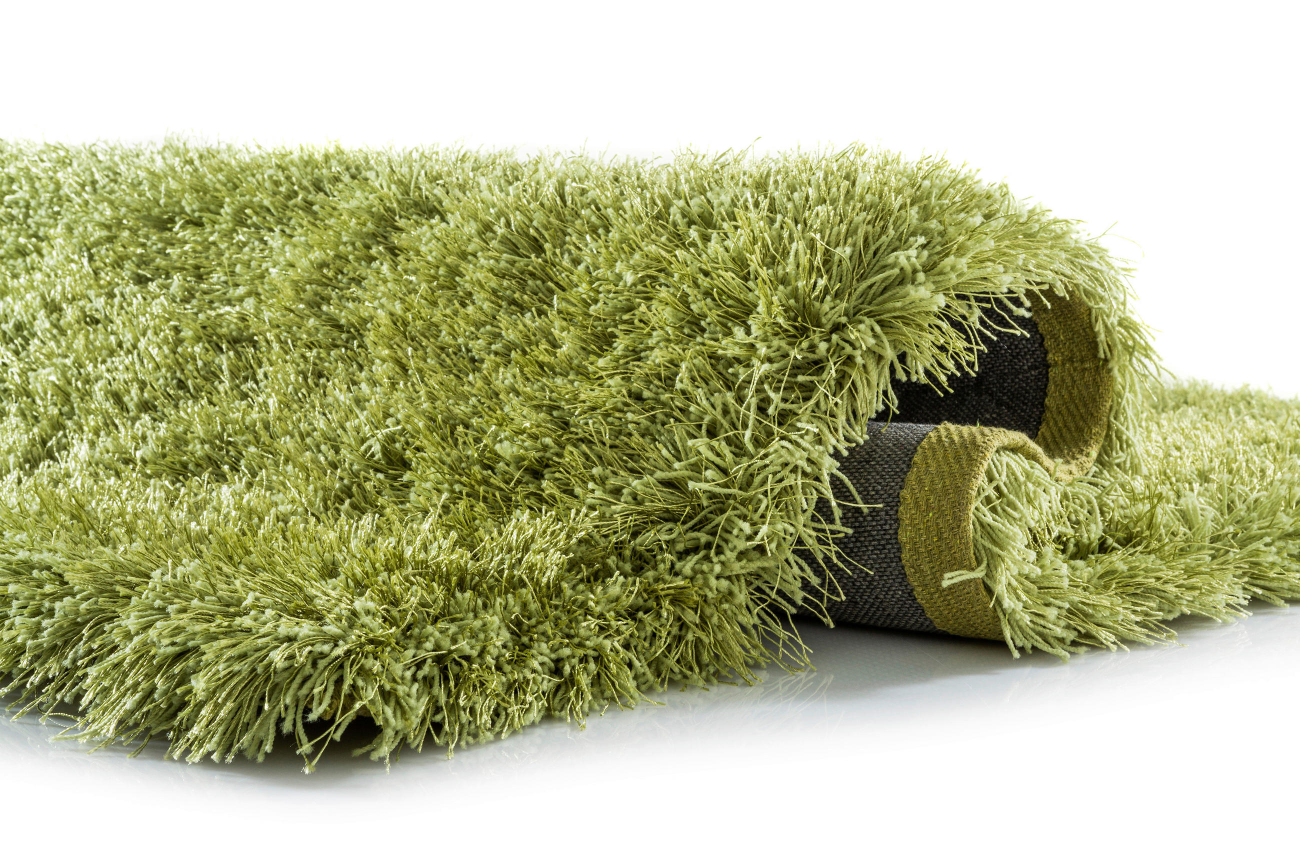 HOCHFLORTEPPICH 60/110 cm Hellgrün  - Hellgrün, Basics, Textil (60/110cm) - Novel