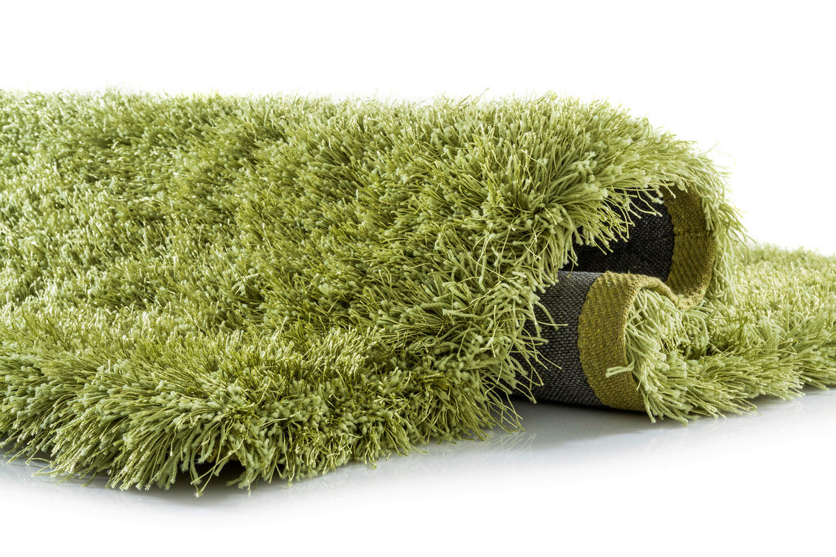 HOCHFLORTEPPICH 120 cm Hellgrün  - Hellgrün, Basics, Textil (120cm) - Novel