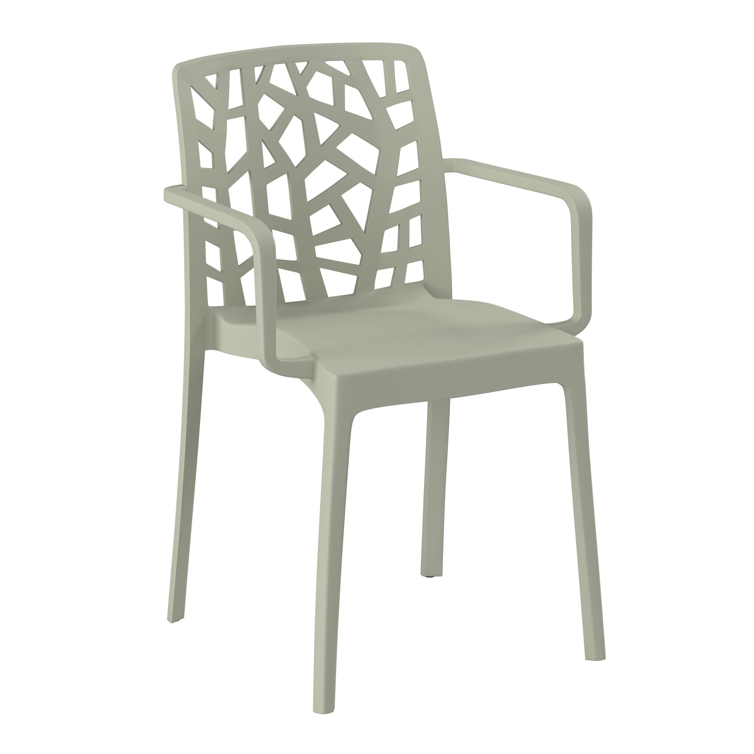 GARTENSTUHL Grün  - Grün, MODERN, Kunststoff (55/82/53.5cm) - Ambia Garden