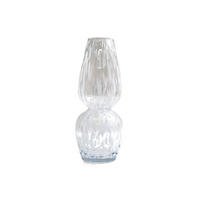 VÁZA, sklo, 41,5 cm - bílá, Basics, sklo (17/17/41,5cm)