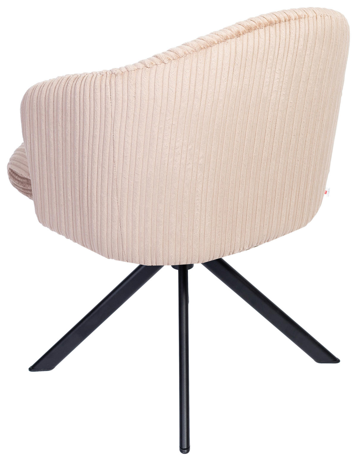 ARMLEHNSTUHL  in Schmiedeeisen Feincord  - KONVENTIONELL, Textil/Metall (61/82/59cm) - Stylife