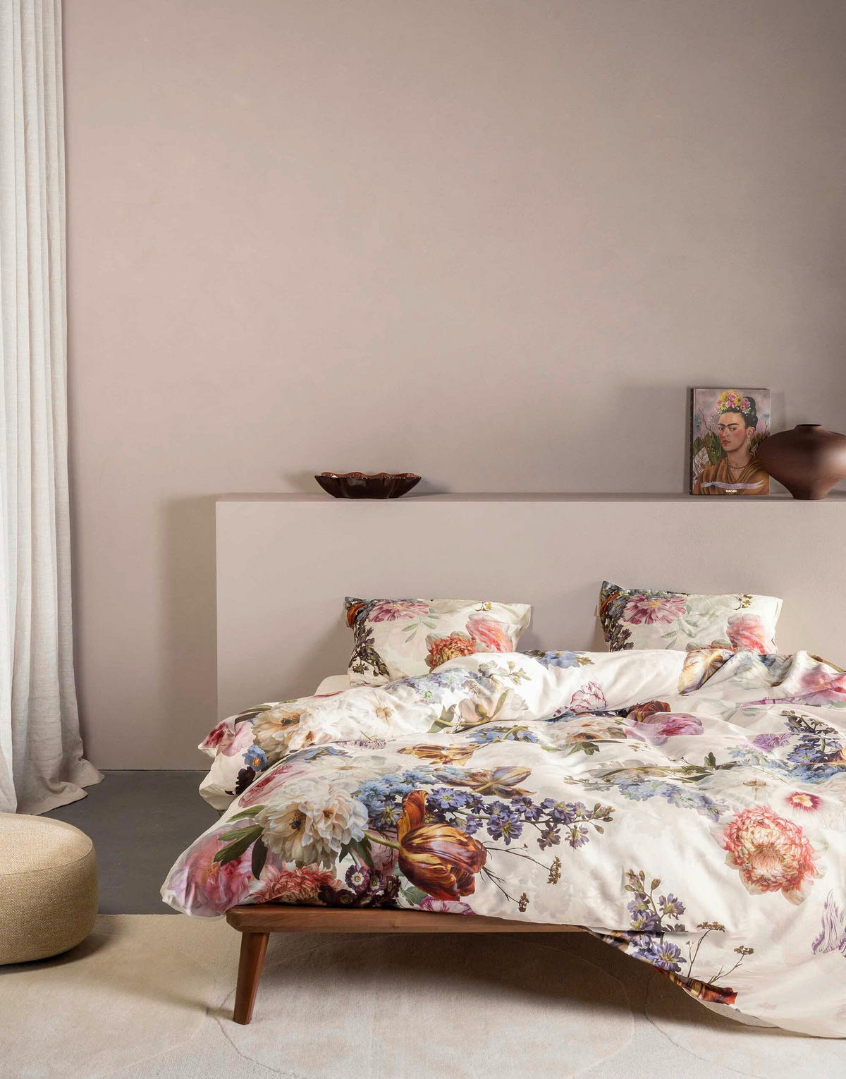 BETTWÄSCHE Rosabelle Satin 200/200 cm  - Creme, KONVENTIONELL, Textil (200/200cm) - Essenza