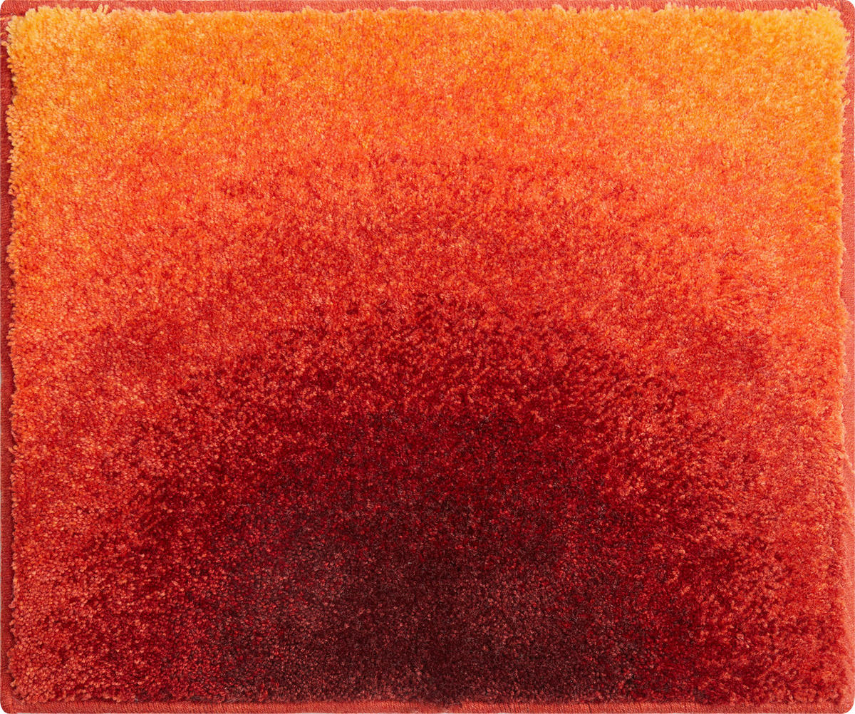 PŘEDLOŽKA K BIDETU, 50/60 cm - oranžová, Basics, textil/plast (50/60cm) - Grund
