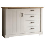 SIDEBOARD  in 128/88/42 cm  - Champagner/Bronzefarben, LIFESTYLE, Holzwerkstoff/Metall (128/88/42cm) - Landscape