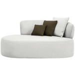 RÉCAMIERE  in Bouclé Sandfarben, Olivgrün  - Sandfarben/Schwarz, MODERN, Kunststoff/Textil (166/86/105cm) - Hom`in