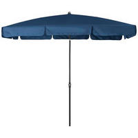 SONNENSCHIRM 120x225 cm Blau  - Blau/Anthrazit, Basics, Textil/Metall (120/225cm) - Doppler