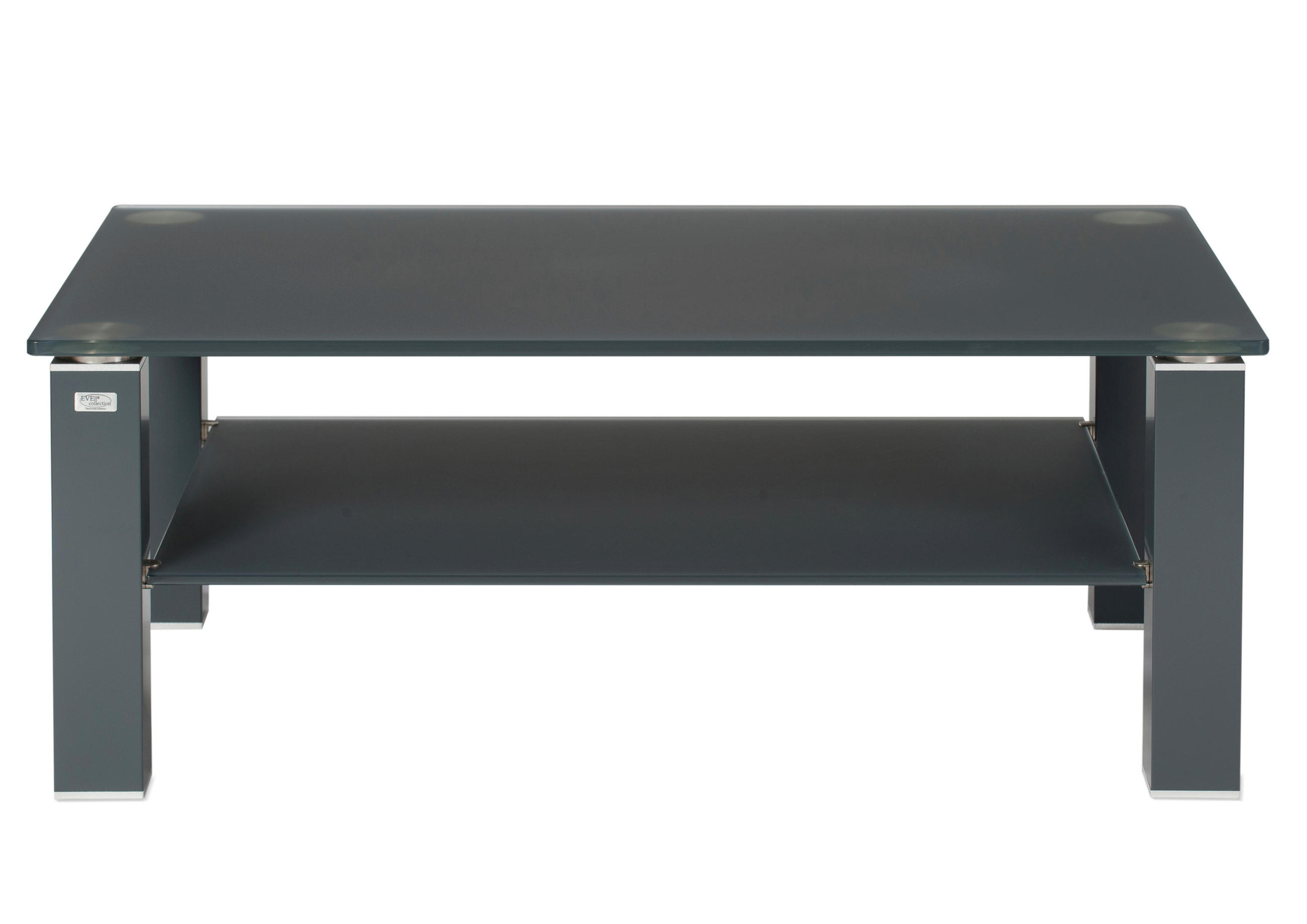 COUCHTISCH in Glas 110/70/43 cm  - Graphitfarben, Design, Glas (110/70/43cm)