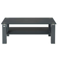 COUCHTISCH in Glas 110/70/43 cm  - Graphitfarben, Design, Glas (110/70/43cm)