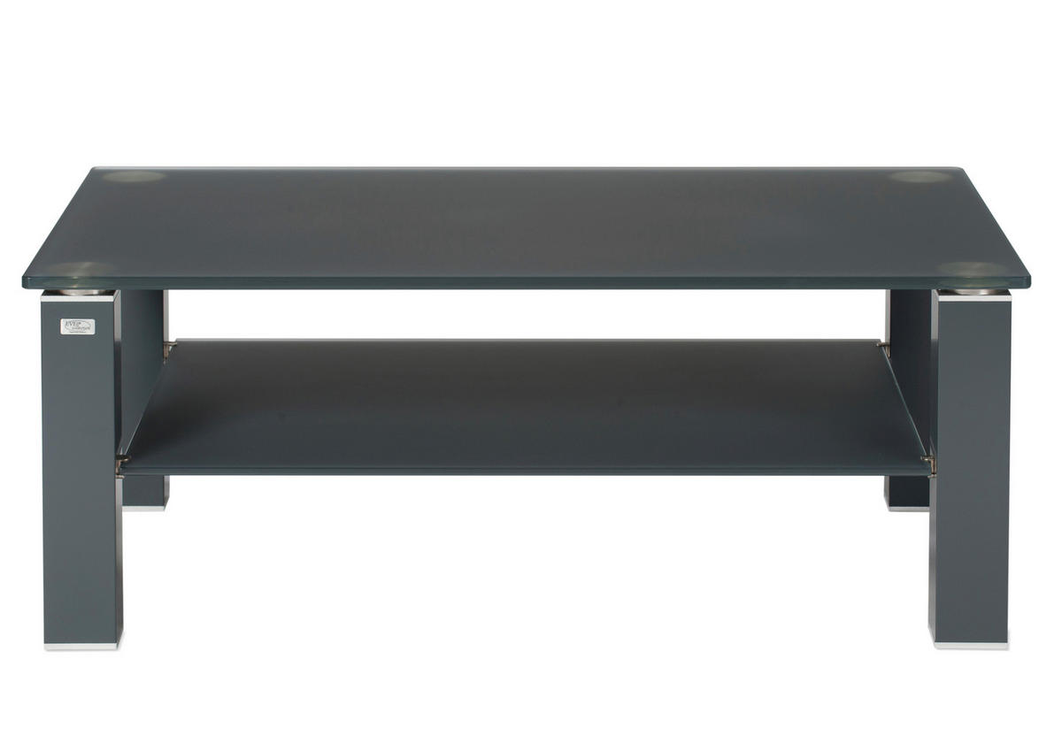 COUCHTISCH in Glas 110/70/43 cm  - Graphitfarben, Design, Glas (110/70/43cm)