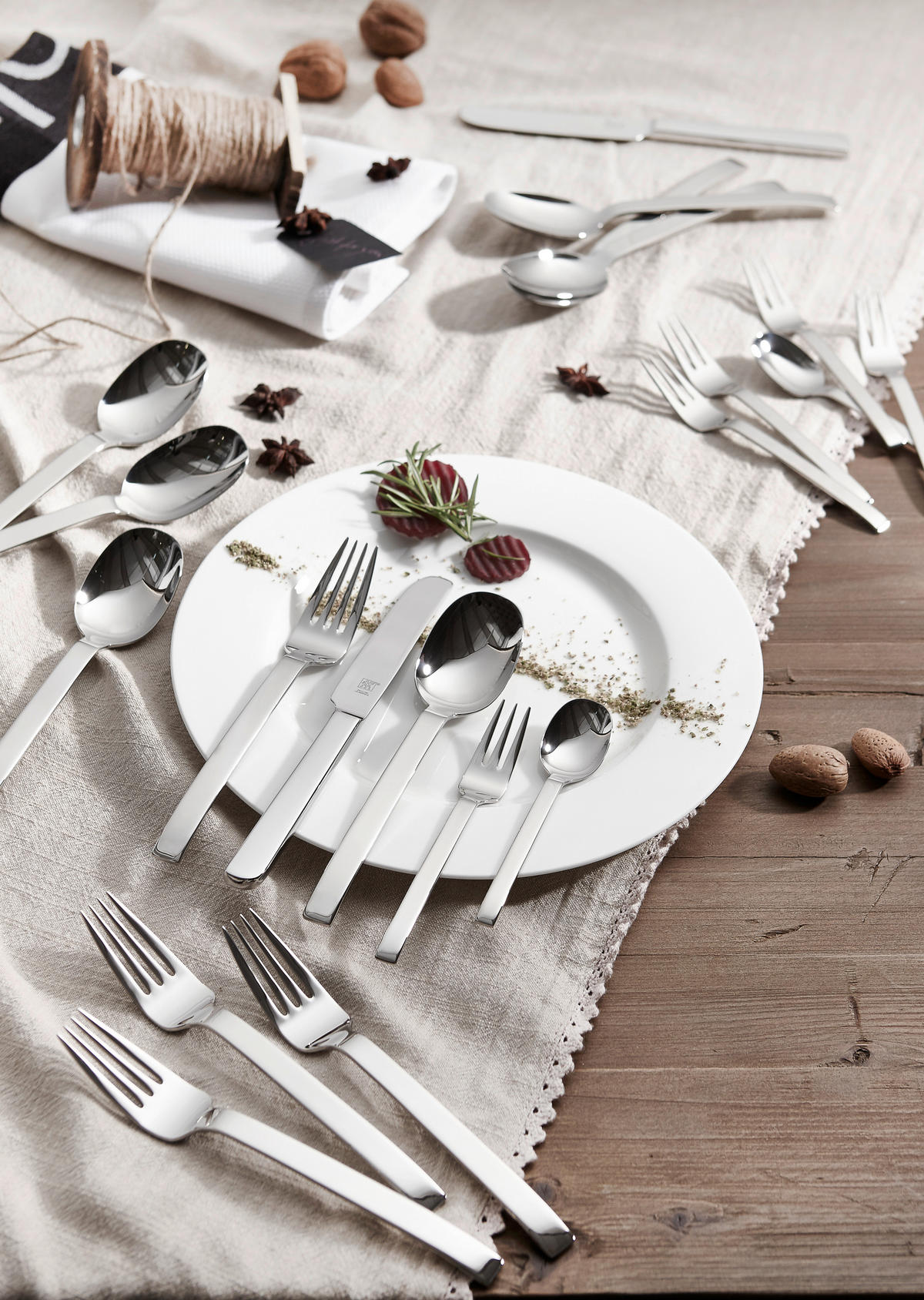 BESTECKSET Wellington  60-teilig  - Basics (37,5/5,5/49,5cm) - Zwilling