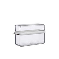 VORRATSDOSE STORA 1,7 L  - Transparent/Weiß, Basics, Kunststoff (21,7/9/12,8cm) - Mepal