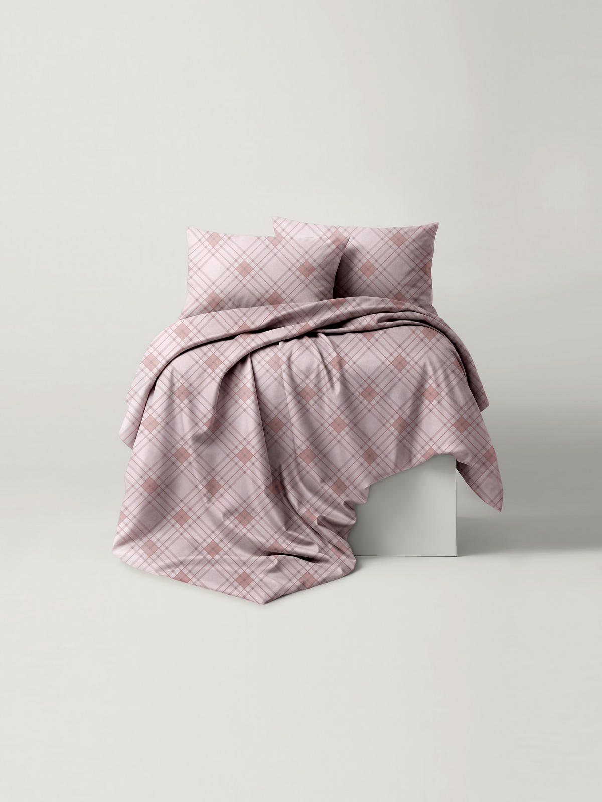 BETTWÄSCHE Satin 140/200 cm  - Rosa, Design, Textil (140/200cm) - Ambia Home