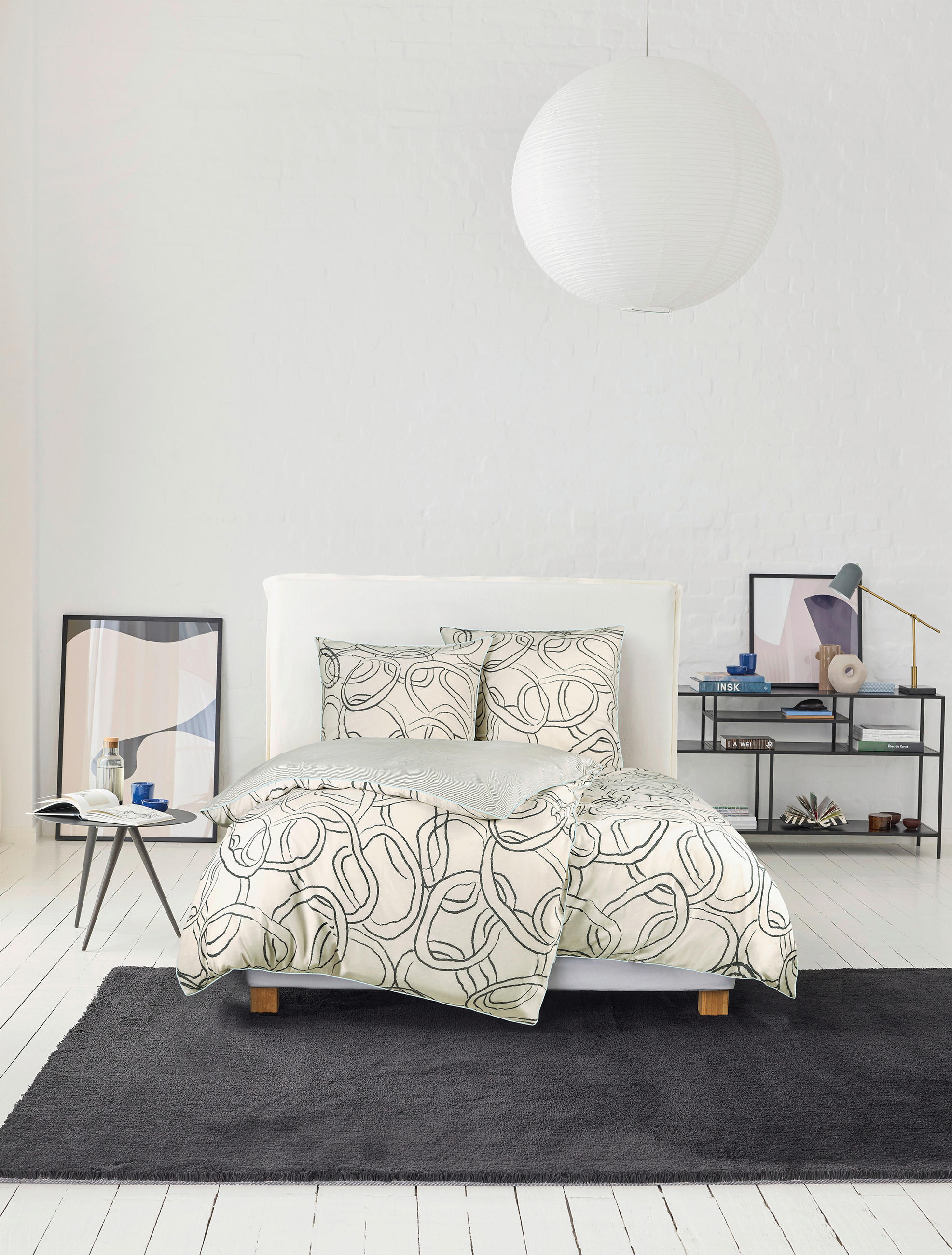 WENDEBETTWÄSCHE E-Gabin beige Renforcé 155/220 cm  - Beige/Creme, Design, Textil (155/220cm) - Esprit